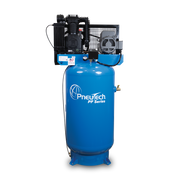 PneuTech PF Series 5HP 80 Gallon Vertical Two Stage Compressor 460/3 Photo