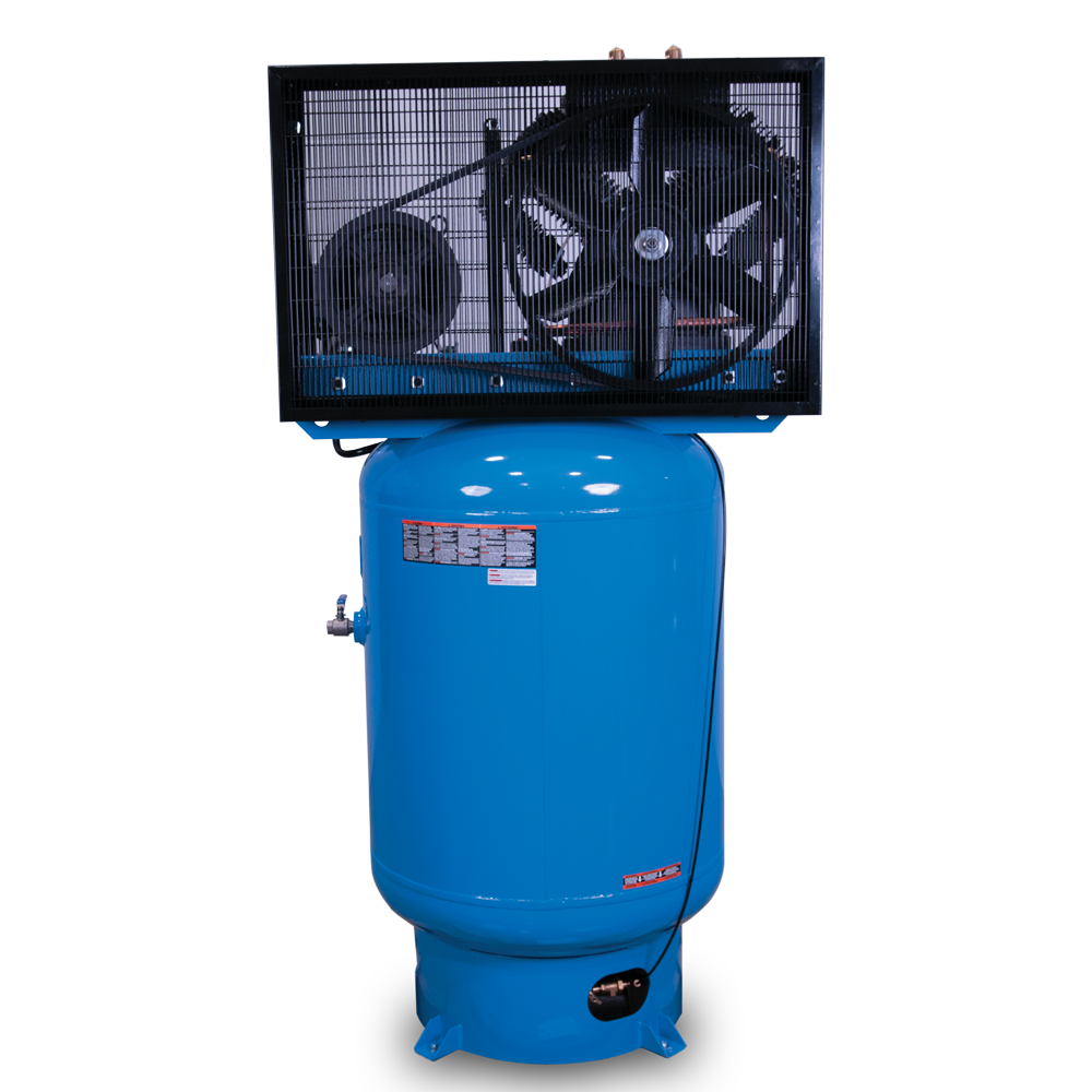 PneuTech PF Series 7.5HP 80 Gallon Vertical Two Stage Compressor 230/1 (Fully Packaged)
