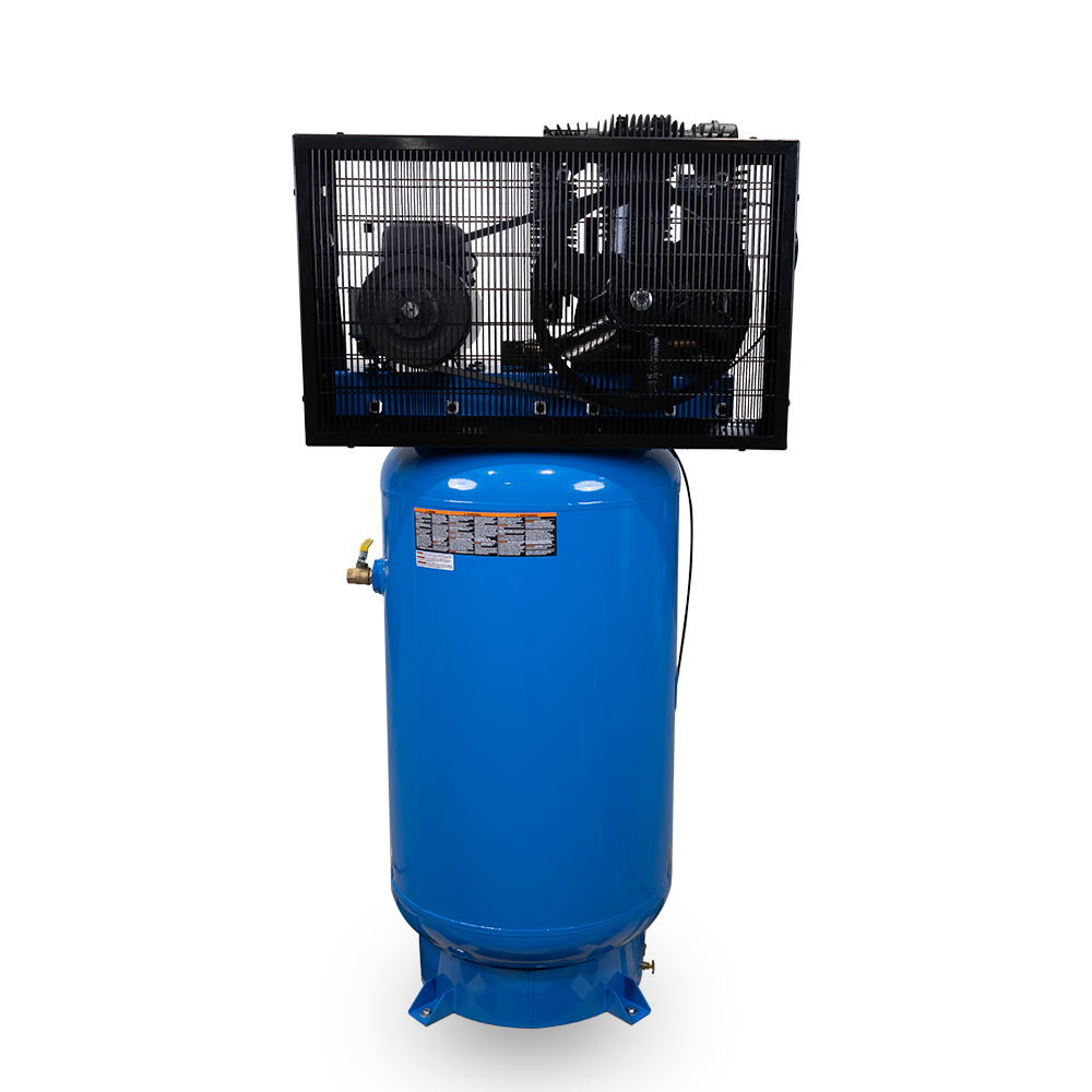 PneuTech PF Series  5HP 80 Gallon Vertical Two Stage Compressor 460/3