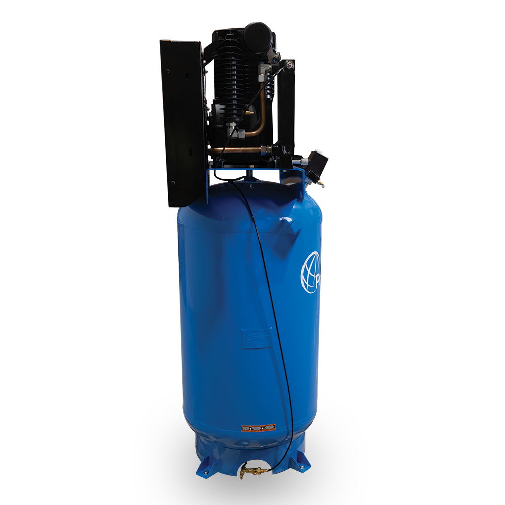 PneuTech PF Series  5HP 80 Gallon Vertical Two Stage Compressor 460/3