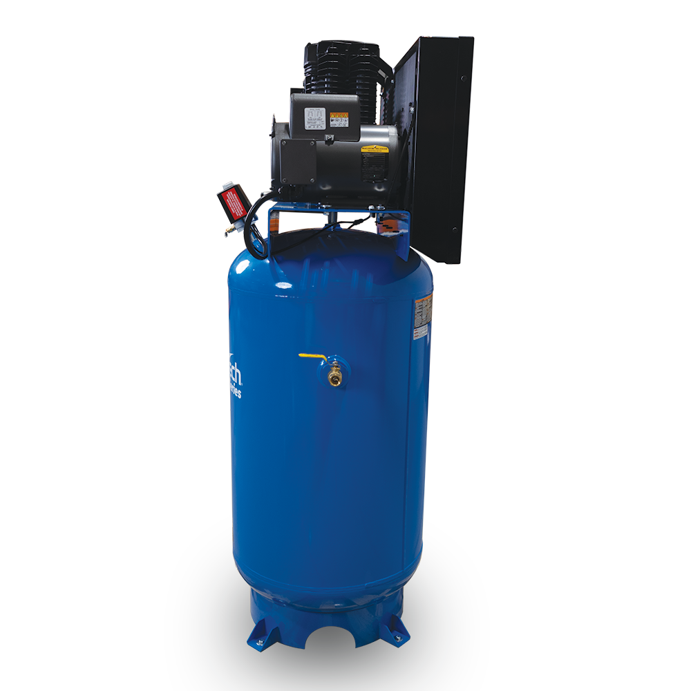 PneuTech PF Series  5HP 80 Gallon Vertical Two Stage Compressor 460/3