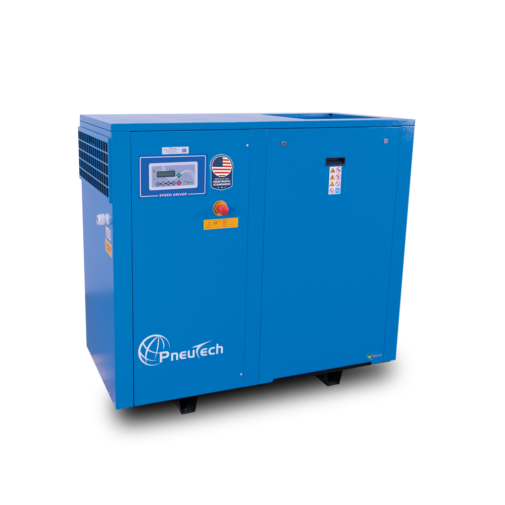 PneuTech RK-50VSD-115B-L Rotary Screw Air Compressor - Variable Speed